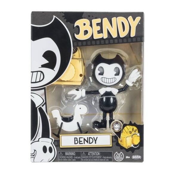 Bendy 2024 Collector Figure JAKKS Pacific w/ Rocking Horse & Projector Wave 1